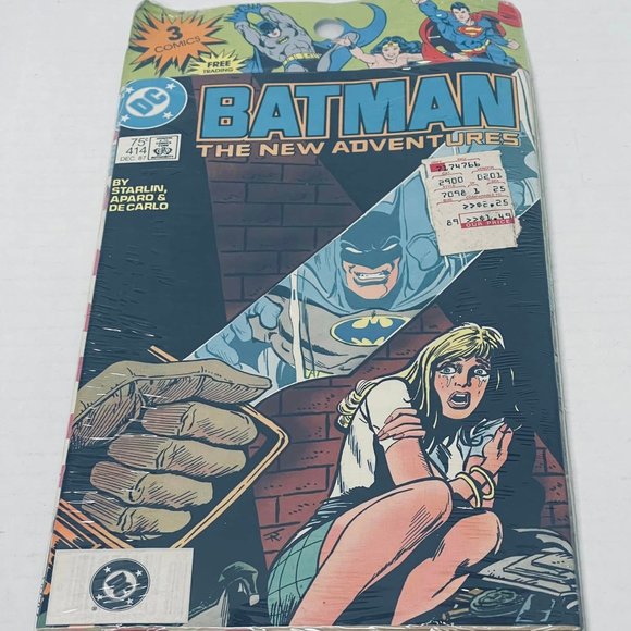 BATMAN THE NEW ADVENTURES MULTI PACK 3 COMICS #414-416 trading cards Vintage. - Picture 1 of 10